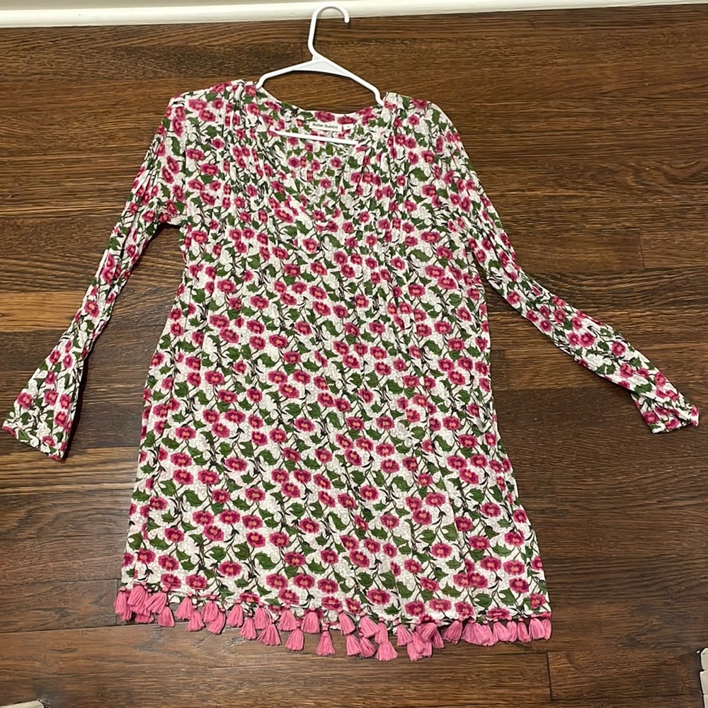 Roller rabbit tasseled long sleeve dress